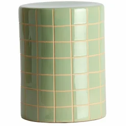 Light en Living Bijzettafel Ø33x44 cm MAUCHO keramiek licht groen+crème Online