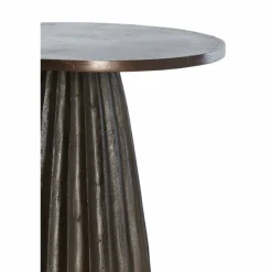Light en Living Bijzettafel Ø40x51 cm VEGLIA mat donker bruin Sale