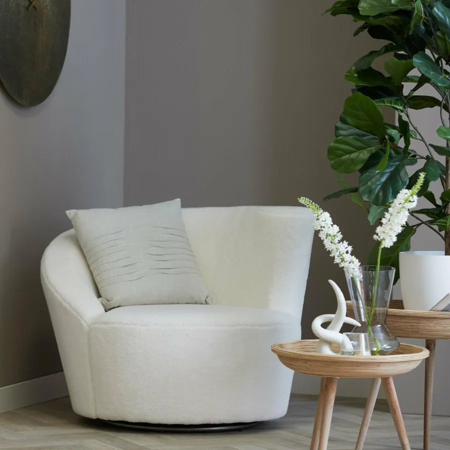 Light en Living Bijzettafel Set van 2 COLON naturel Clearance
