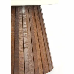 Light en Living Bijzettafel 45x45x35 cm OKATO crème+hout bruin Best