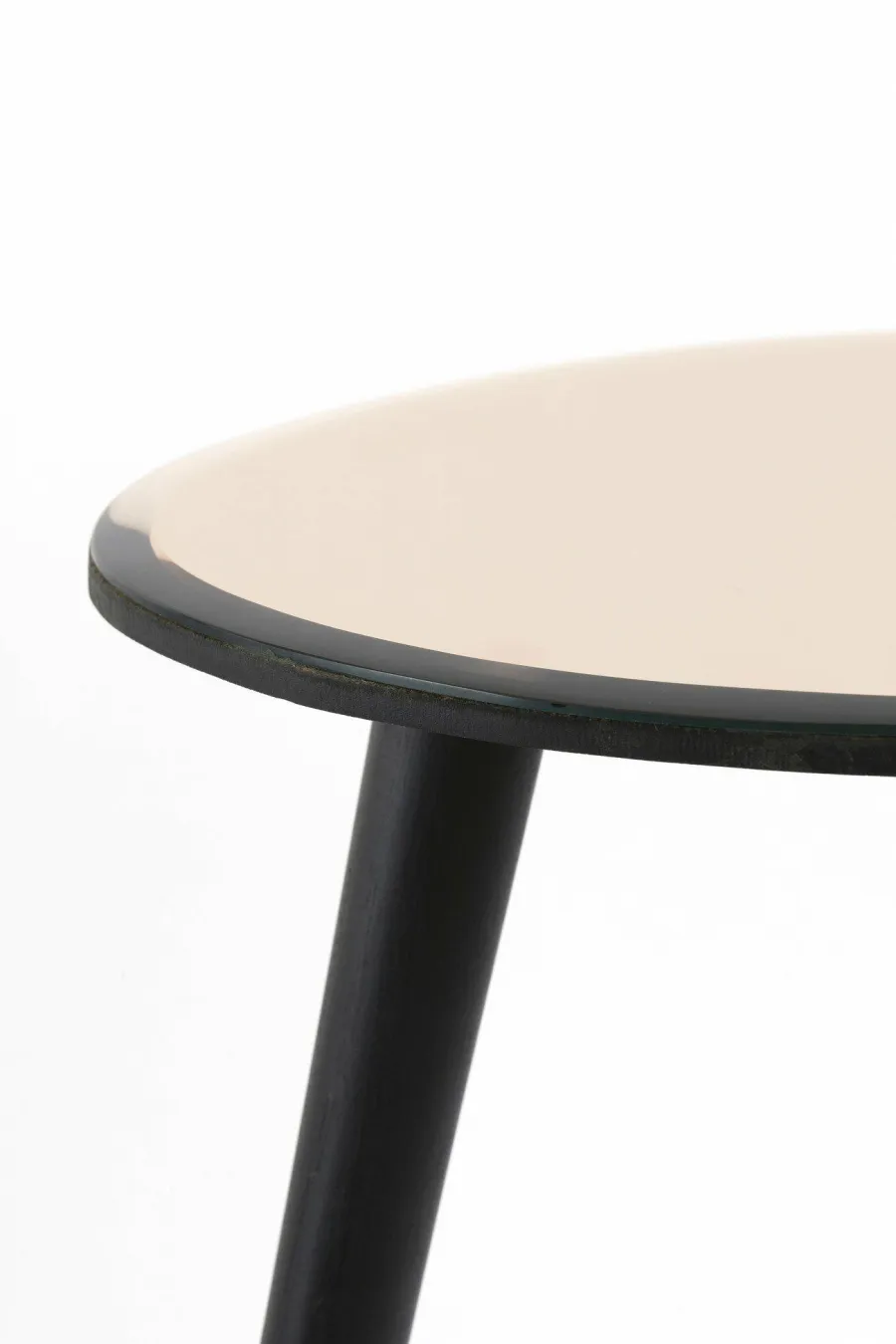 Light en Living Bijzettafel 54x45,5x48 cm DIVO spiegel bruin glas+zwart Online