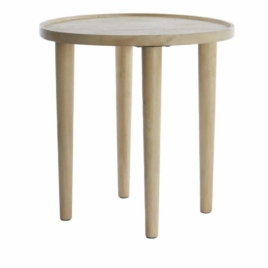 Light en Living Bijzettafel Ø49x49 cm QIANO mango hout naturel