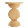 Light en Living Bijzettafel Ø40x50 cm MIRTO hout mat naturel Best
