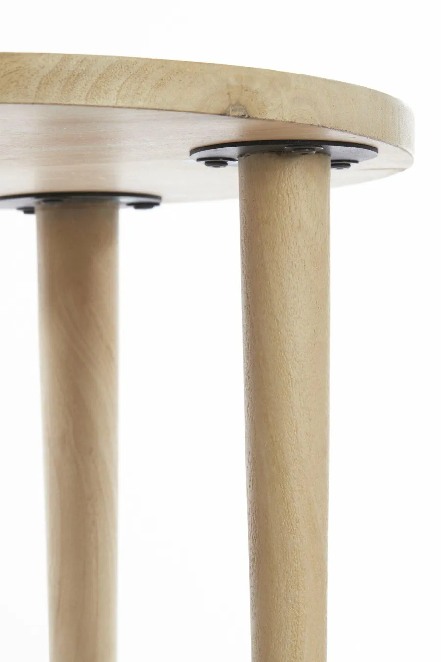 Light en Living Bijzettafel Ø45x45 cm QIANO mango hout naturel Clearance