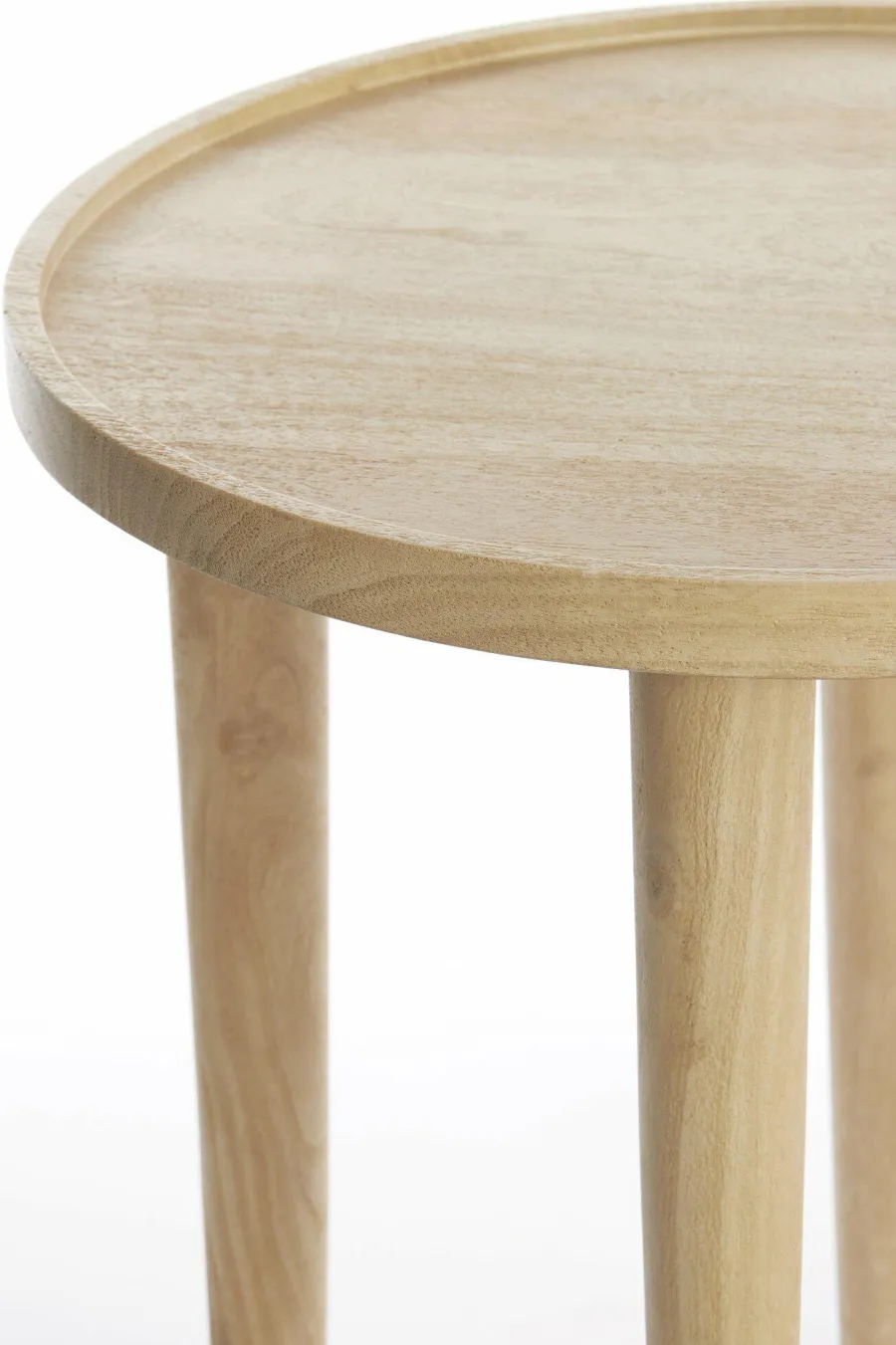 Light en Living Bijzettafel Ø45x45 cm QIANO mango hout naturel Clearance