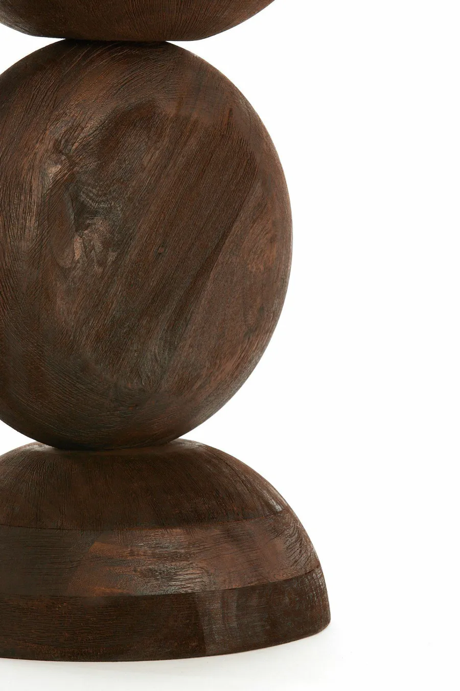Light en Living Bijzettafel Ø40x50 cm MIRTO hout mat donker bruin Discount