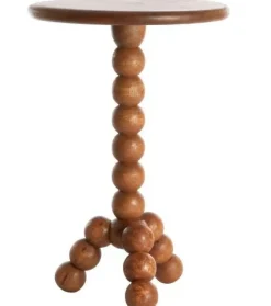 Light en Living Bijzettafel Ø35x54 cm VEGLIO hout olie bruin Discount