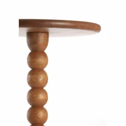 Light en Living Bijzettafel Ø35x54 cm VEGLIO hout olie bruin Discount