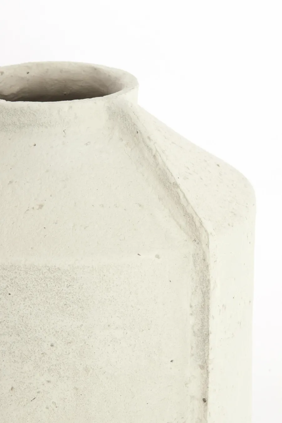 Light en Living Bloempot deco 35x32x57 cm NORIC mat crème Best