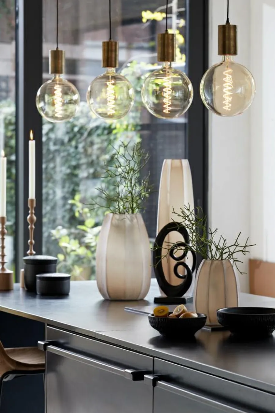 Light en Living Deco LED globe Ø20x26 cm LIGHT 4W amber E27 dimbaar Clearance