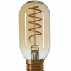 Light en Living Deco LED staaf breed Ø4,5x12,5 cm LIGHT 4W amber E27 dimbaar Outlet