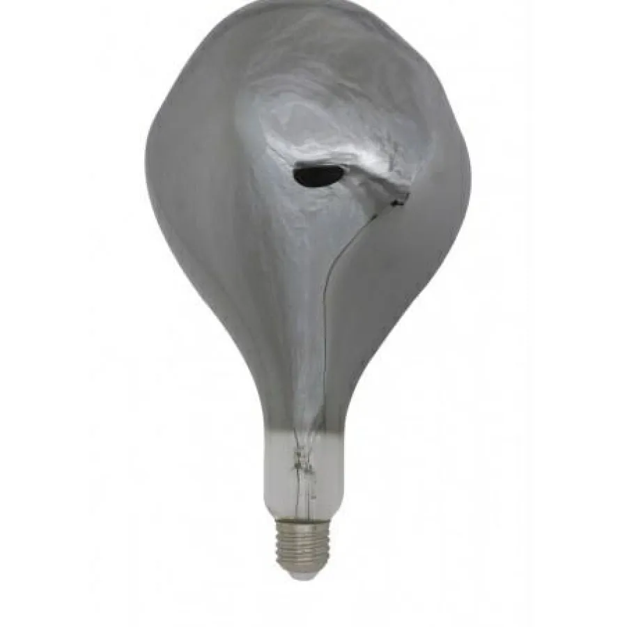 Light en Living Deco LED peer Ø16x32 cm ASYM 4W smoke E27 dimbaar Hot