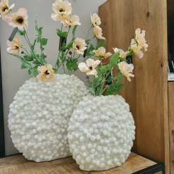 Light en Living Deco Vaas BERRIES 32x18x27,5 cm Beige – Light & Living Outlet