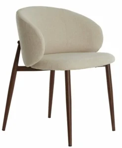 Light en Living Eetkamerstoel 57x56x74 cm ALUKO crème+bruin Hot