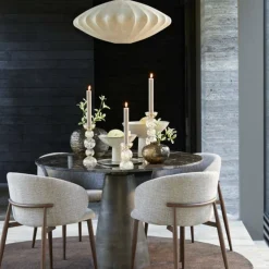 Light en Living Eetkamerstoel 57x56x74 cm ALUKO licht bruin+bruin Sale
