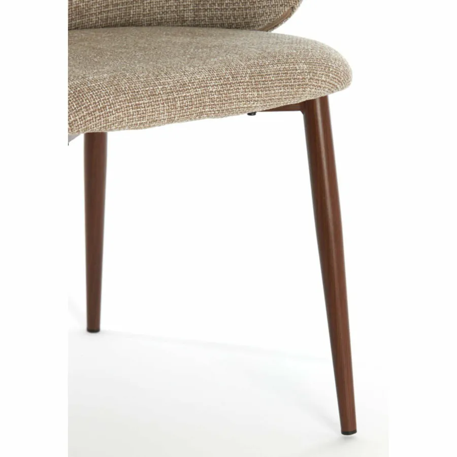 Light en Living Eetkamerstoel 57x56x74 cm ALUKO licht bruin+bruin Sale