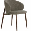Light en Living Eetkamerstoel 57x56x74 cm ALUKO zwart-licht bruin+bruin Best