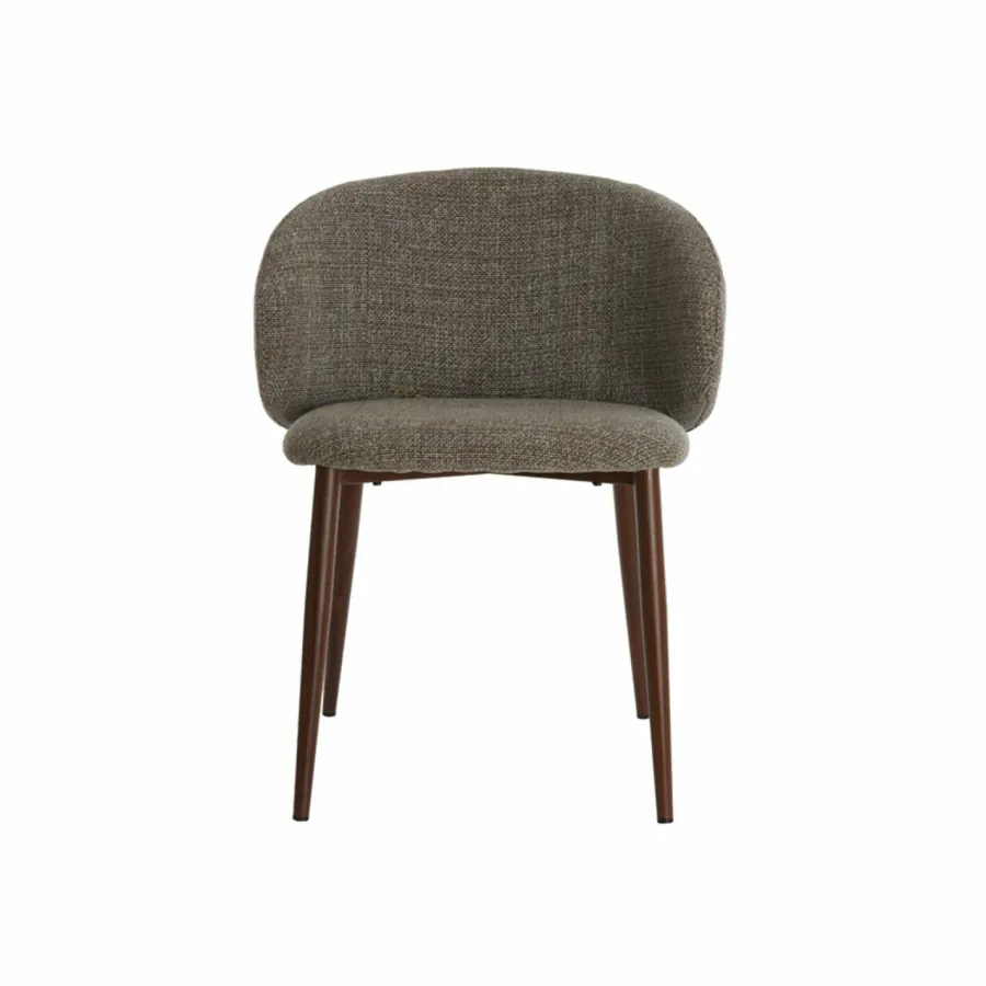 Light en Living Eetkamerstoel 57x56x74 cm ALUKO zwart-licht bruin+bruin Best