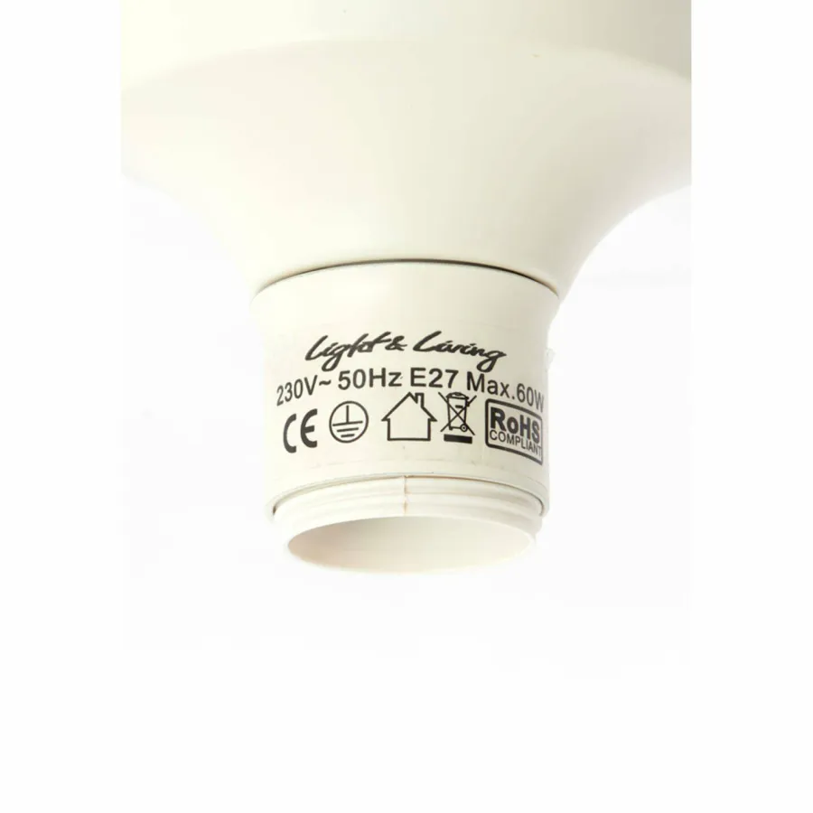 Light en Living Elektra voor plafonnière Ø10x8,5 cm ZARINA crème Outlet