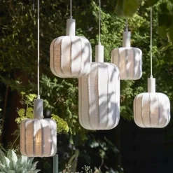 Light en Living Hanglamp 5L 105x19,5x123 cm TUFIA linnen cream Clearance
