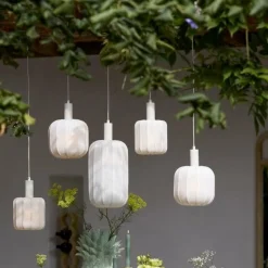 Light en Living Hanglamp 5L 105x19,5x123 cm TUFIA linnen cream Clearance