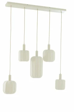 Light en Living Hanglamp 5L 105x19,5x123 cm TUFIA linnen cream Clearance