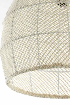Light en Living Hanglamp Ø42x42 cm MAKASSAR zijde crème Discount