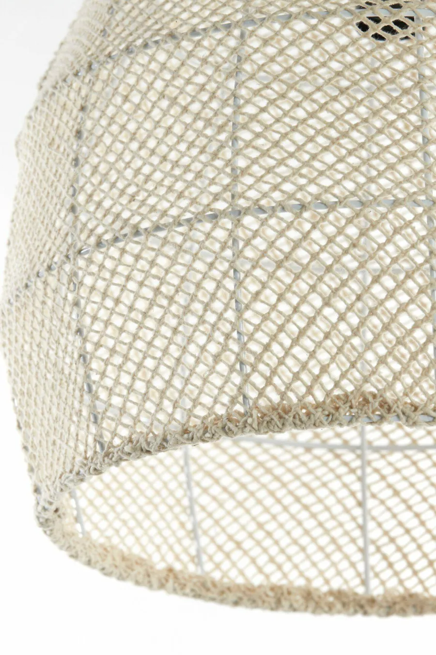Light en Living Hanglamp Ø42x42 cm MAKASSAR zijde crème Discount