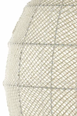 Light en Living Hanglamp Ø42x42 cm MAKASSAR zijde crème Discount