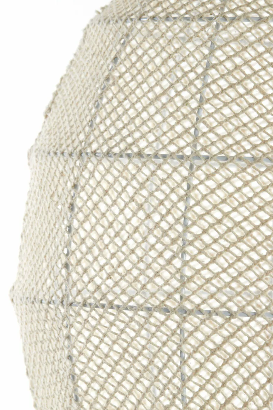 Light en Living Hanglamp Ø42x42 cm MAKASSAR zijde crème Discount