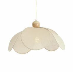 Light en Living Hanglamp Ø50x28 cm LAVRIRIA natural+hout Sale