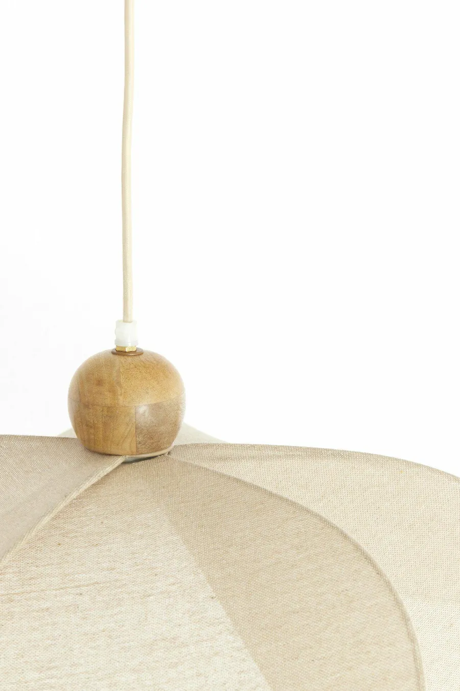 Light en Living Hanglamp Ø50x28 cm LAVRIRIA natural+hout Sale
