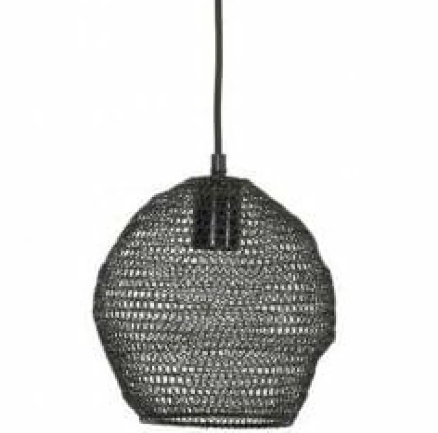 Light en Living Hanglamp Ø18x20 cm NOLA gaas glans zwart Best