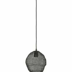 Light en Living Hanglamp Ø18x20 cm NOLA gaas glans zwart Best