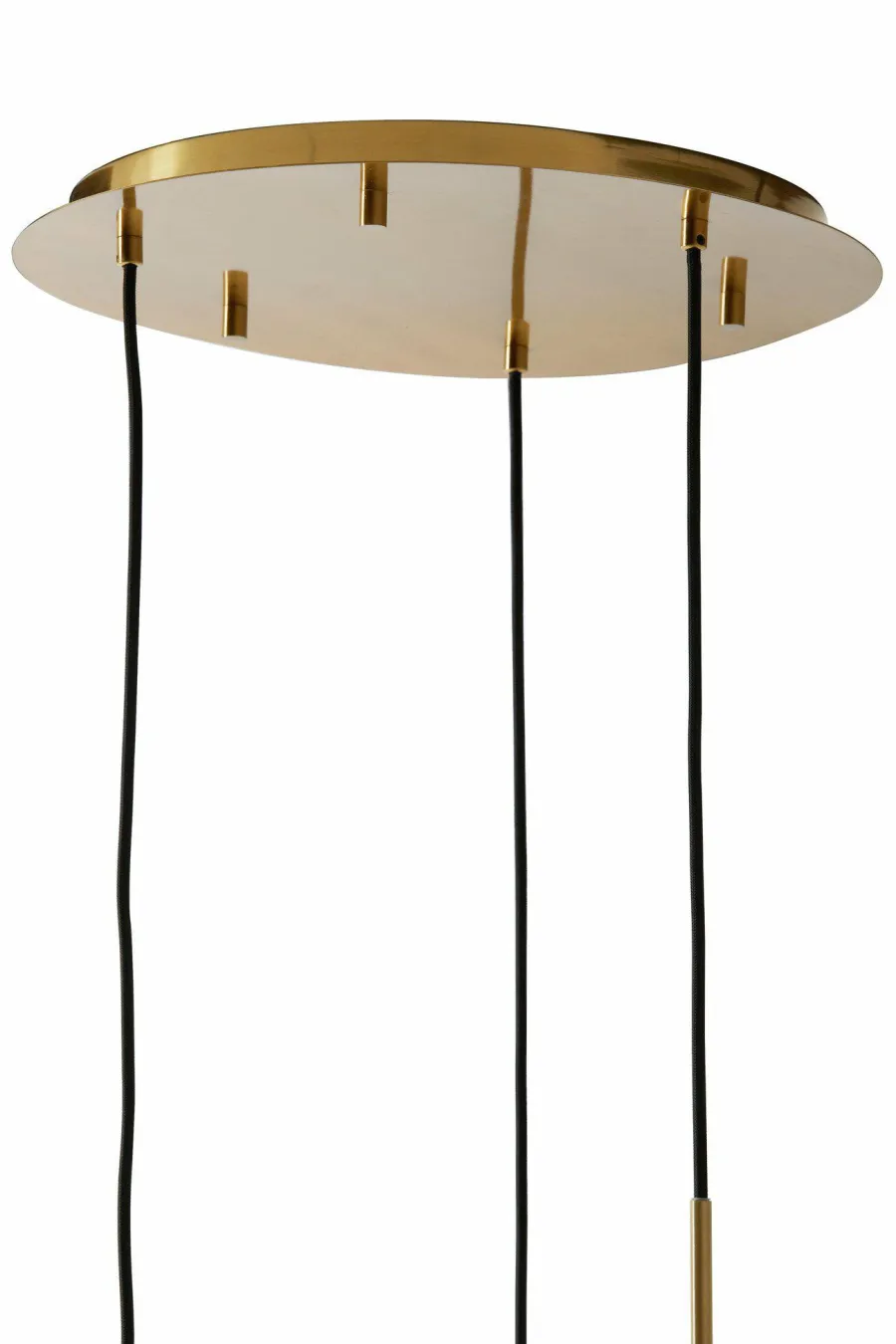 Light en Living Hanglamp 3L Ø40x160 cm MAYSON glas goud-helder+goud