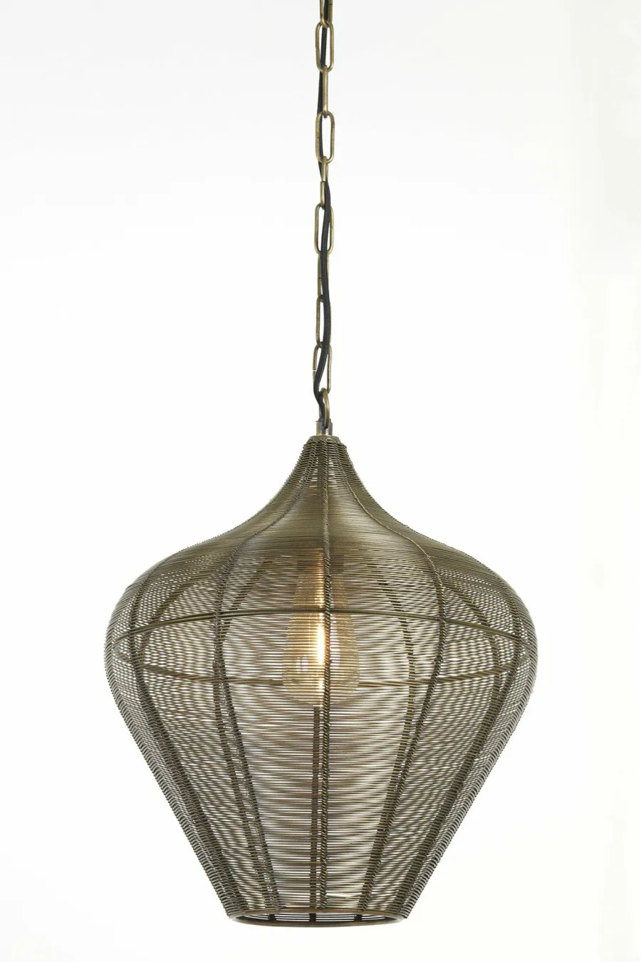 Light en Living Hanglamp ALVARO antiek brons - Diverse maten Discount
