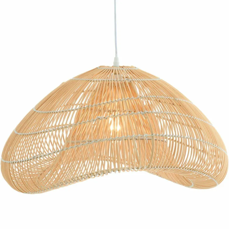 Light en Living Hanglamp 54x52,5x30,5 cm JANZUR rattan naturel Clearance