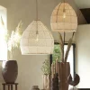 Light en Living Hanglamp Ø50x50 cm MAKASSAR zijde crème Hot