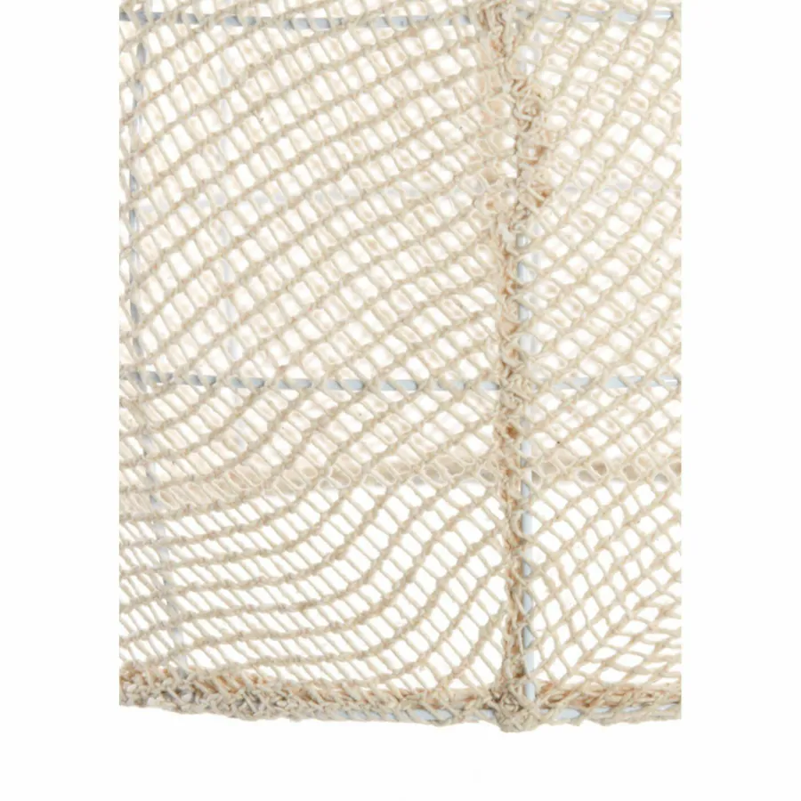 Light en Living Hanglamp Ø50x50 cm MAKASSAR zijde crème Hot