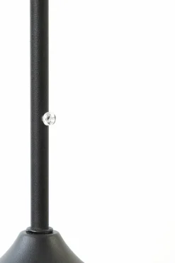 Light en Living Hanglamp MAYSON zwart+glas bruin - Diverse maten Outlet