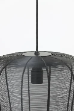 Light en Living Hanglamp Adeta zwart of goud - meerdere afmetingen New