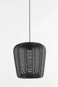 Light en Living Hanglamp Adeta zwart of goud - meerdere afmetingen New