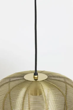 Light en Living Hanglamp Adeta zwart of goud - meerdere afmetingen New