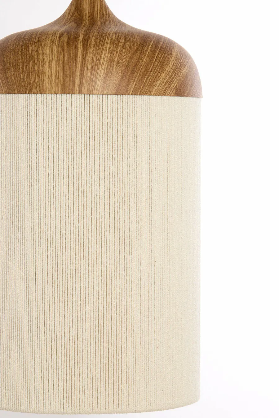 Light en Living Hanglamp Ø22x41,5 cm DANIA hout print naturel+touw crème Online