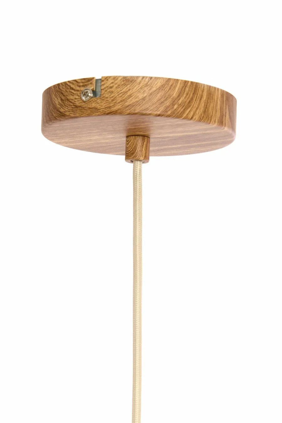 Light en Living Hanglamp Ø22x41,5 cm DANIA hout print naturel+touw crème Online