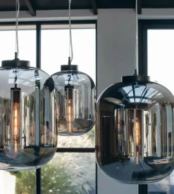 Light en Living Hanglamp JULIA Glas Smoke Sale
