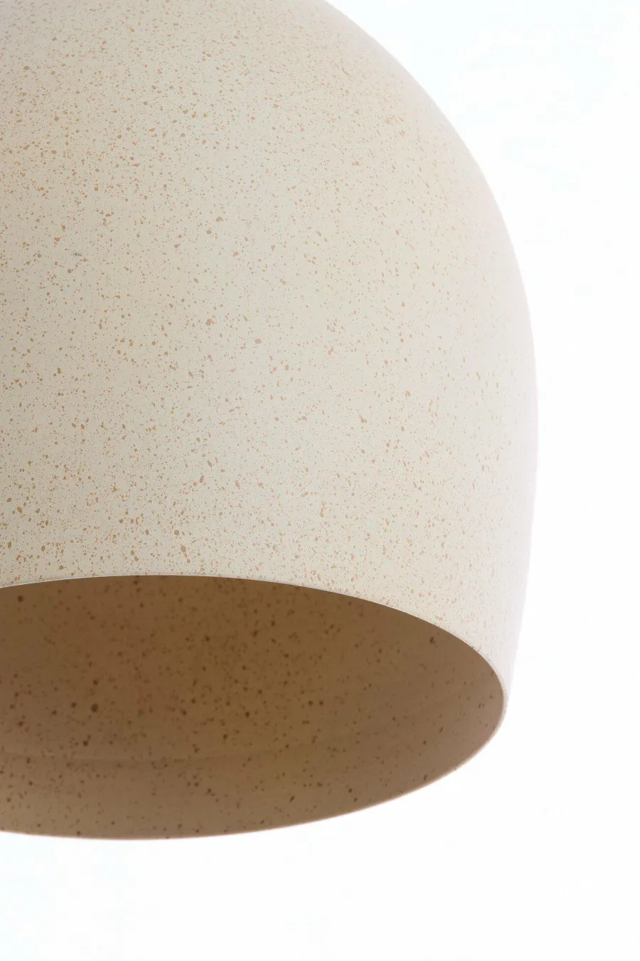 Light en Living Hanglamp Ø24X39 cm ROSERO zand+lichtbruin gespikkeld Best