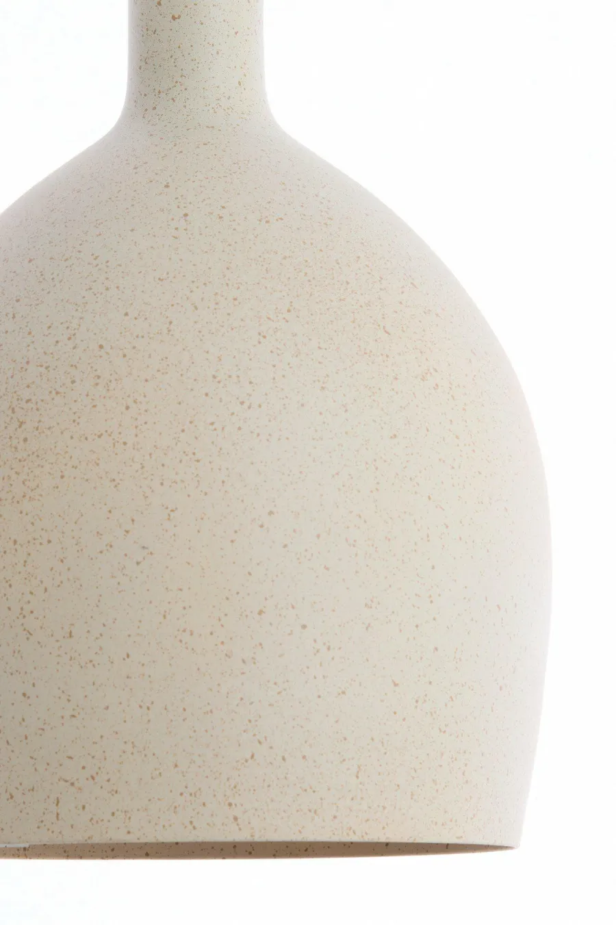 Light en Living Hanglamp Ø24X39 cm ROSERO zand+lichtbruin gespikkeld Best