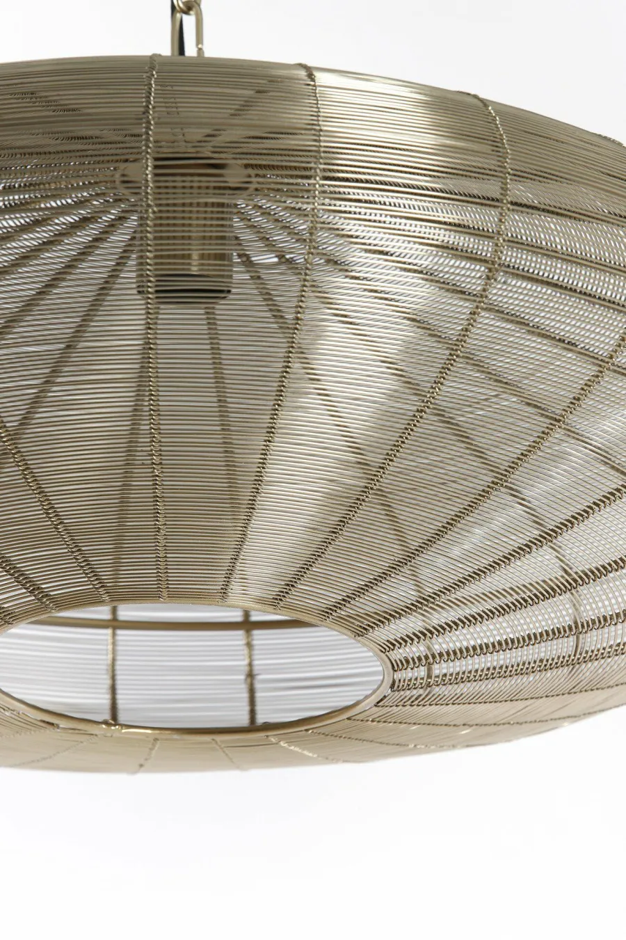Light en Living Hanglamp Ø60x23 cm BAHOTO lichtgoud New