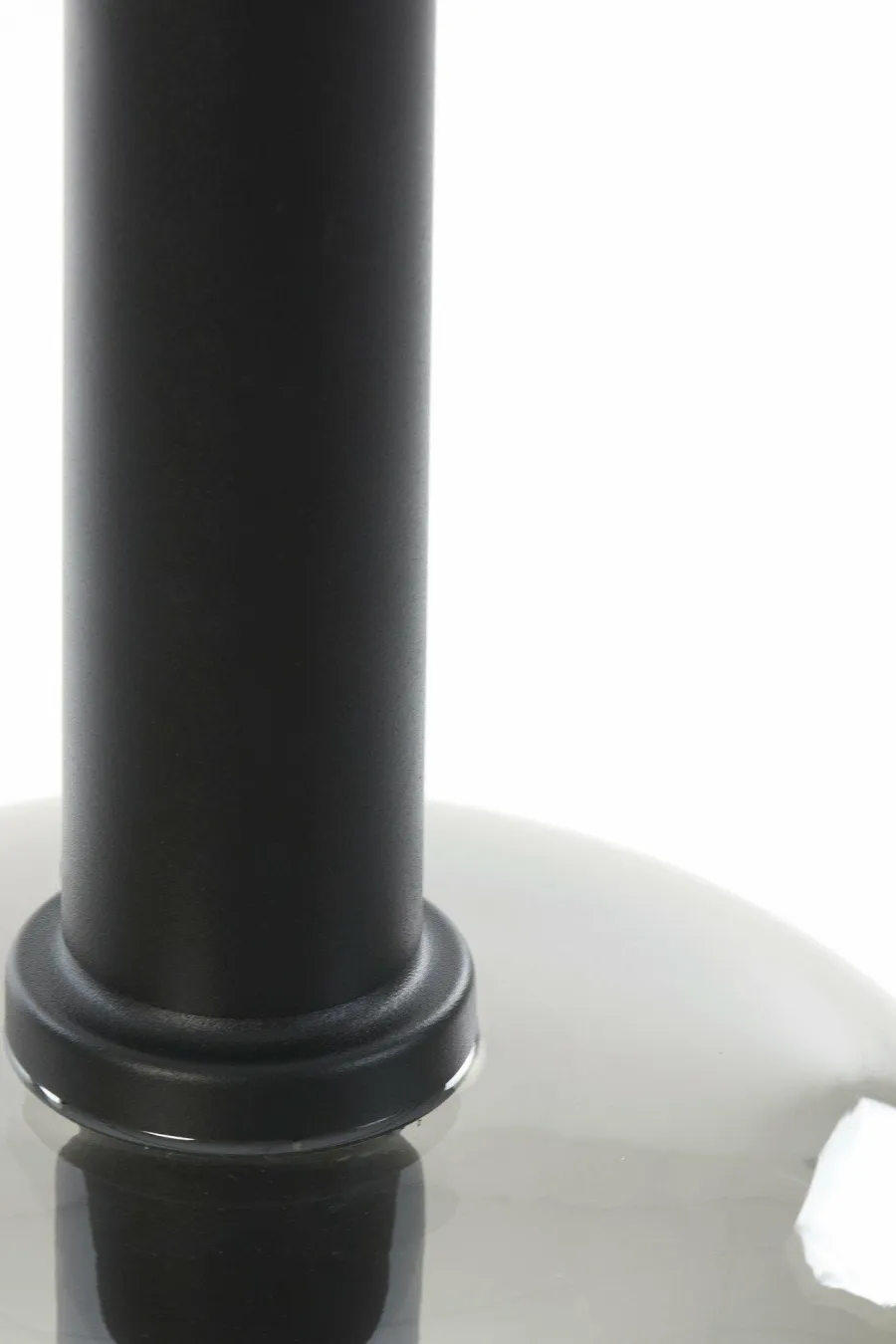 Light en Living Hanglamp Ø21x37 cm LEKAR zwart+smoke glas Outlet